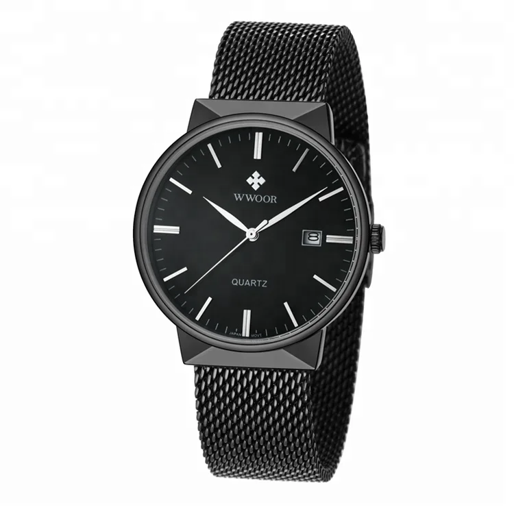 

New fashion mens wwoor brand sport stainless steel male wrist watch