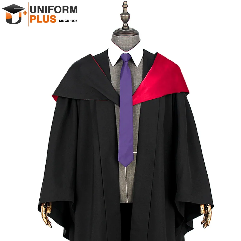 Pleated University Ceremony Graduation Uniforms With Gowns And Green 