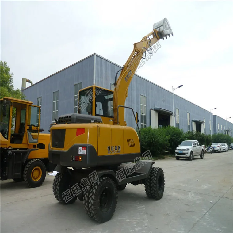 Four wheels excavator loader typewheel backhoe loader for sale