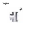 ANSI thread mech Malleable Iron Fittings Tee b16.11 forged reducing tee