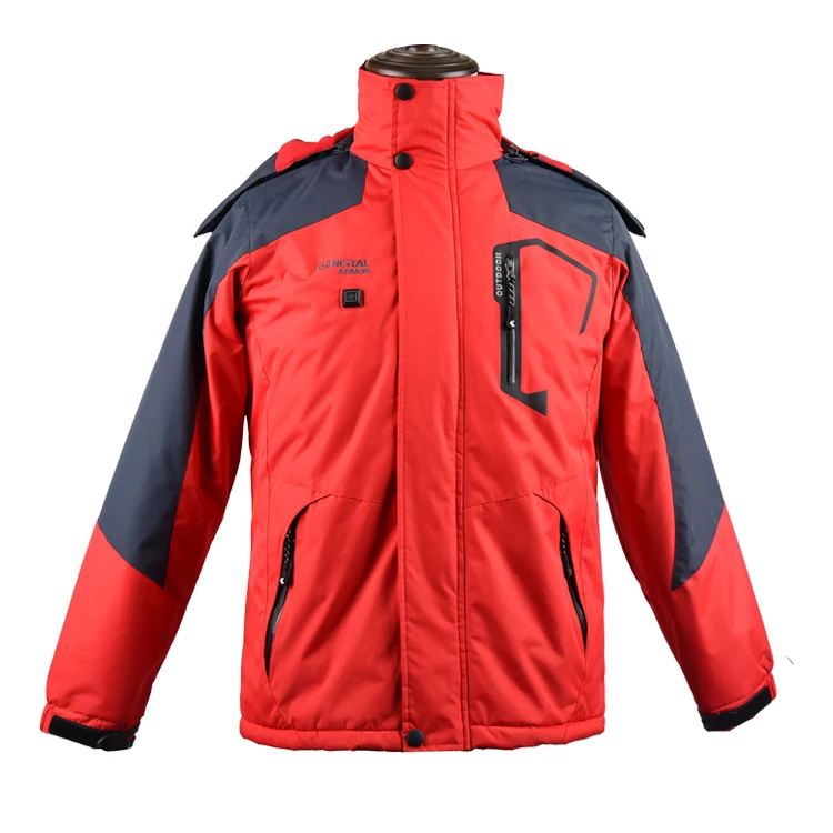 

Leadfar Waterproof Winter Thermal Battery Heated Clothes Jacket Ski Hunting Electric Heating Coat With Temperature Control, Black/blue/red/army green/khaki