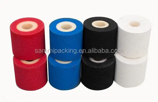 New arrival 24pcs/lot ,36*16mm black color printing ink roller for FRD-1000 solid ink sealing machine/band sealer
