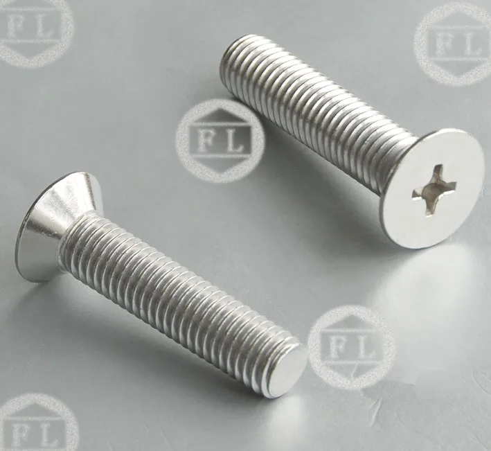 
304 cross recessed countersunk head screws 