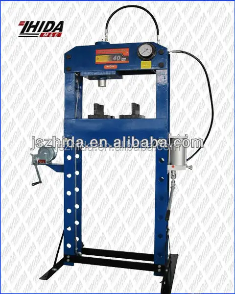 
40T small movable manual workshop hydraulic shop press 