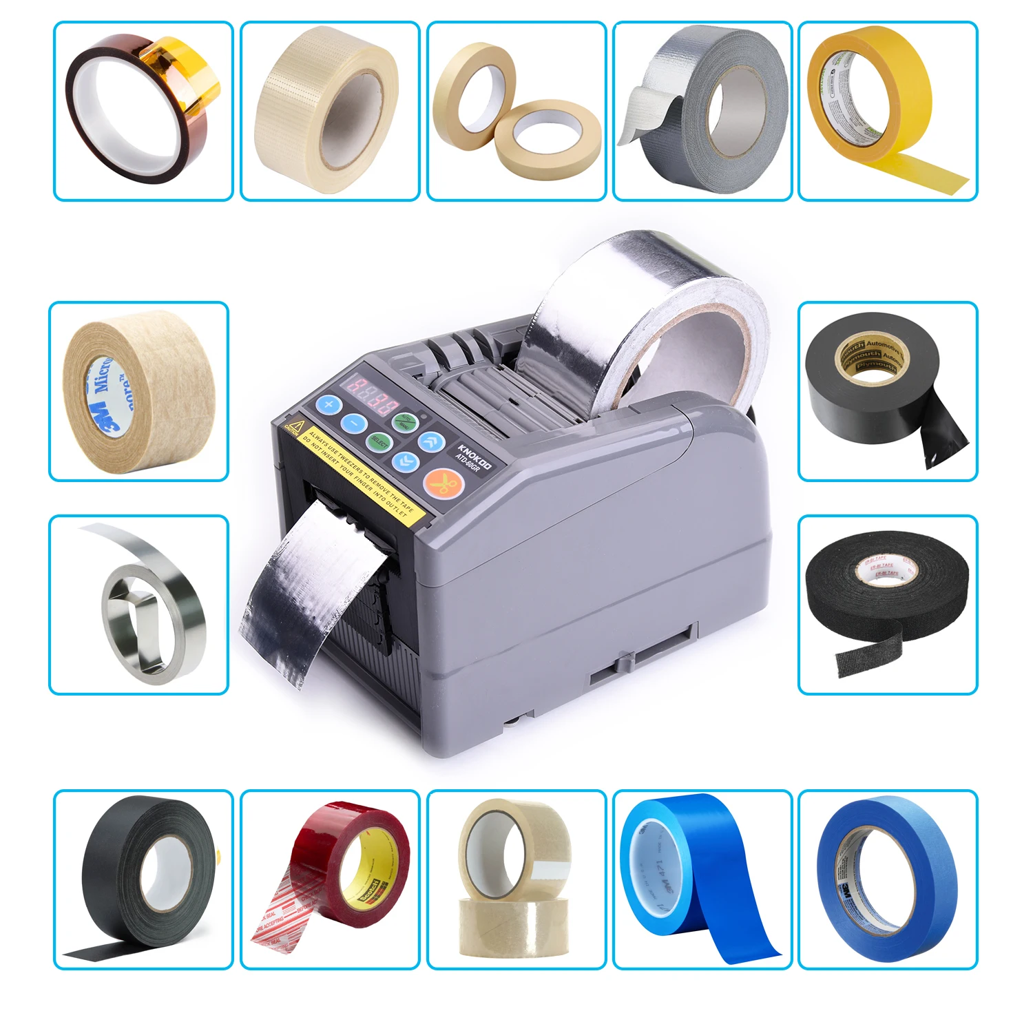 Zcut9 Tape Dispenser Upgrade Version,Knokoo Atd60gr Automatic Tape