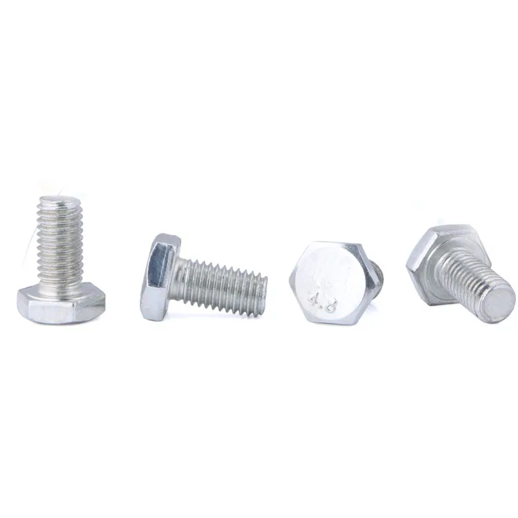 
Metric steel hex screw din 933 M1.6-M14 class 4.8 6.8 
