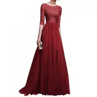 

in stock fashion high end chiffon evening party prom dresses wedding dress bridal gown 204946