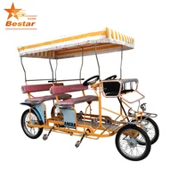 

pedicab 4 wheel adult surrey bike four seat bicycle