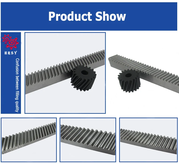 CNC Straight/Helical Gear Racks And Pinion Gear In Stock Products from Tianjin Haorongshengye