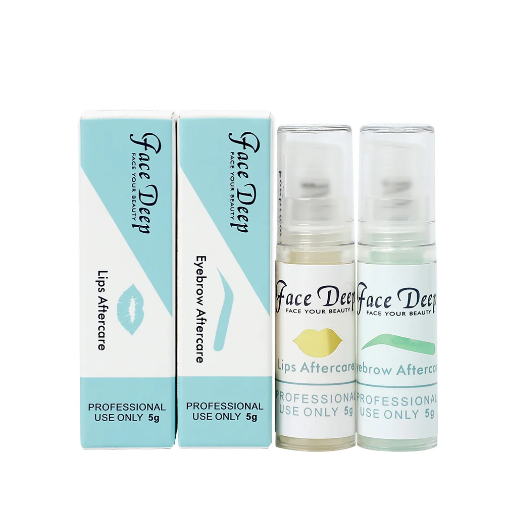 

Certified Organic Repair Premium Face Deep Eyebrow Repair Cream For Microblading And Permanent Makeup, Green