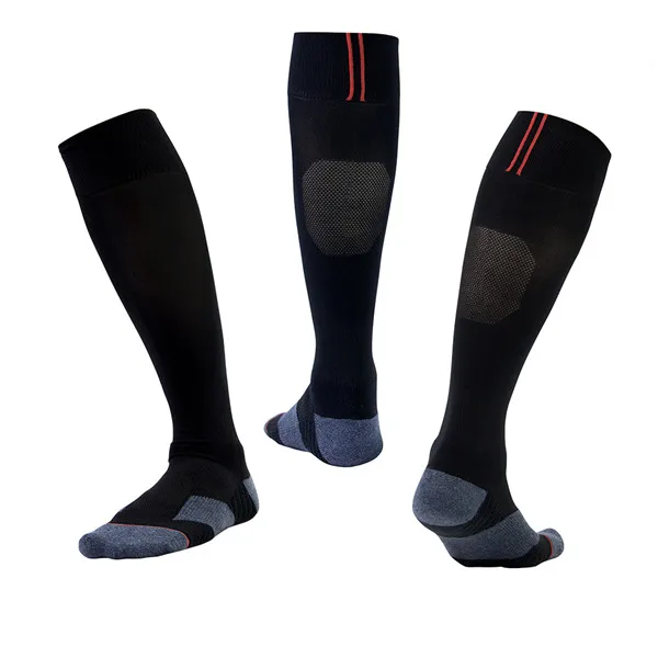 High Quality Nylon Running Socks Custom Cycling Socks Knee High Football White Socks