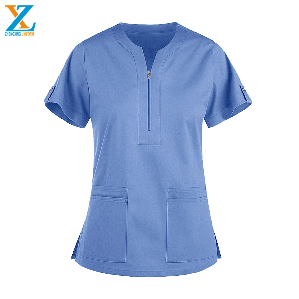 

China wholesale new fashion nursing scrub top, Optional