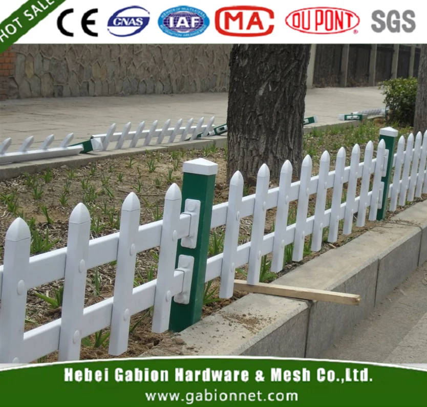 Plastic Pvc Small Fence Panels For Lawn Edging Short Garden Fence