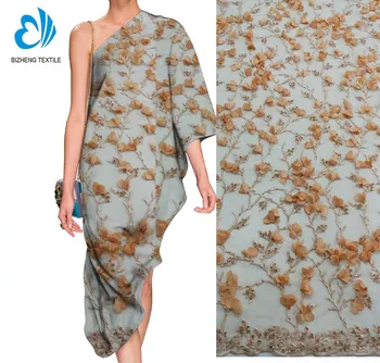 beaded chiffon fabric