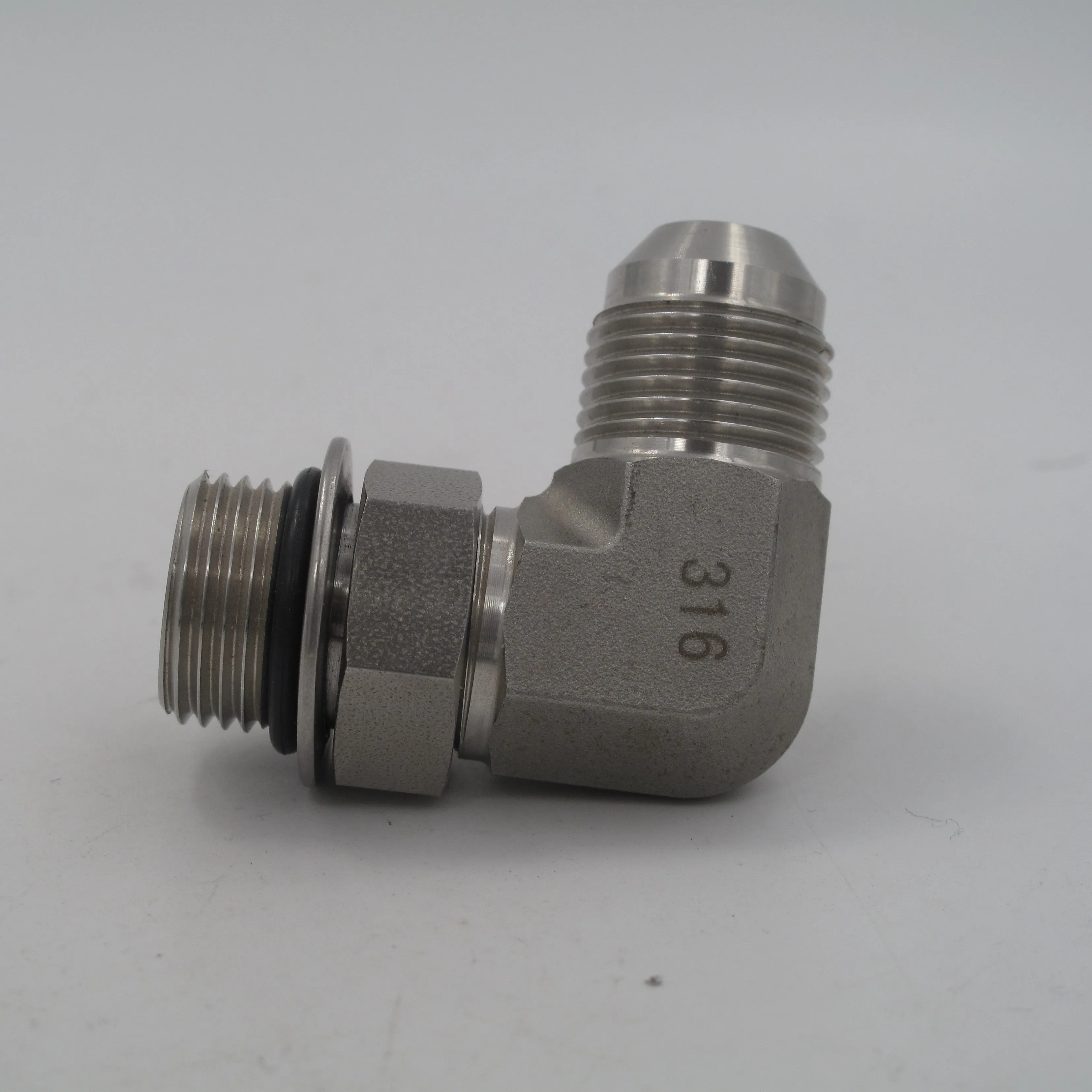 
6801 Male JIC To O Ring Stainless Steel Adjustable sae adapter 
