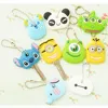 Christmas Gift Colorful Silicone Car House Key Cover Cartoon Key Caps Key Chain
