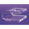 Single sphere holder made of 0.375inch thick clear acrylic risers/ jewelry displays1.75'H x 3'W x3.25'D ball stands