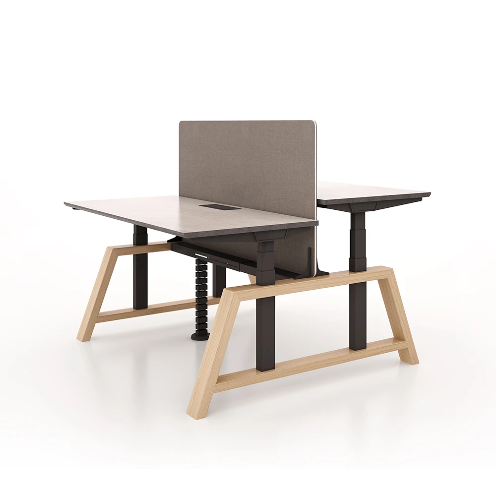 2019 Office Furniture Desks That Rise Up And Down Pneumatic Standing
