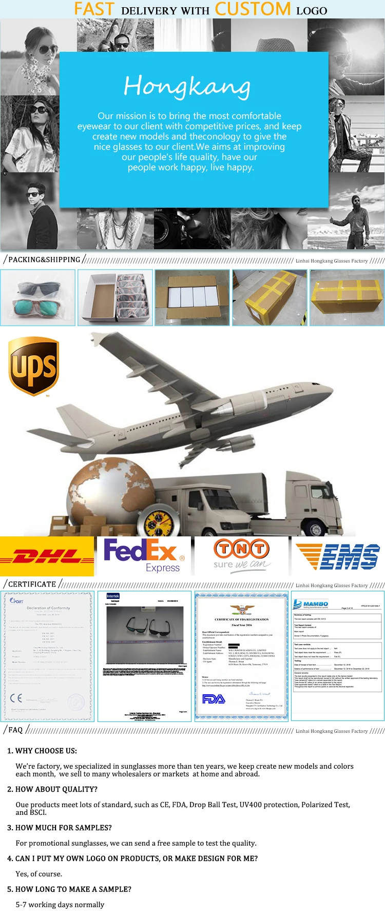 New Fashion Design Sublimation Women Plastic Eye Glasses Bulk Buy