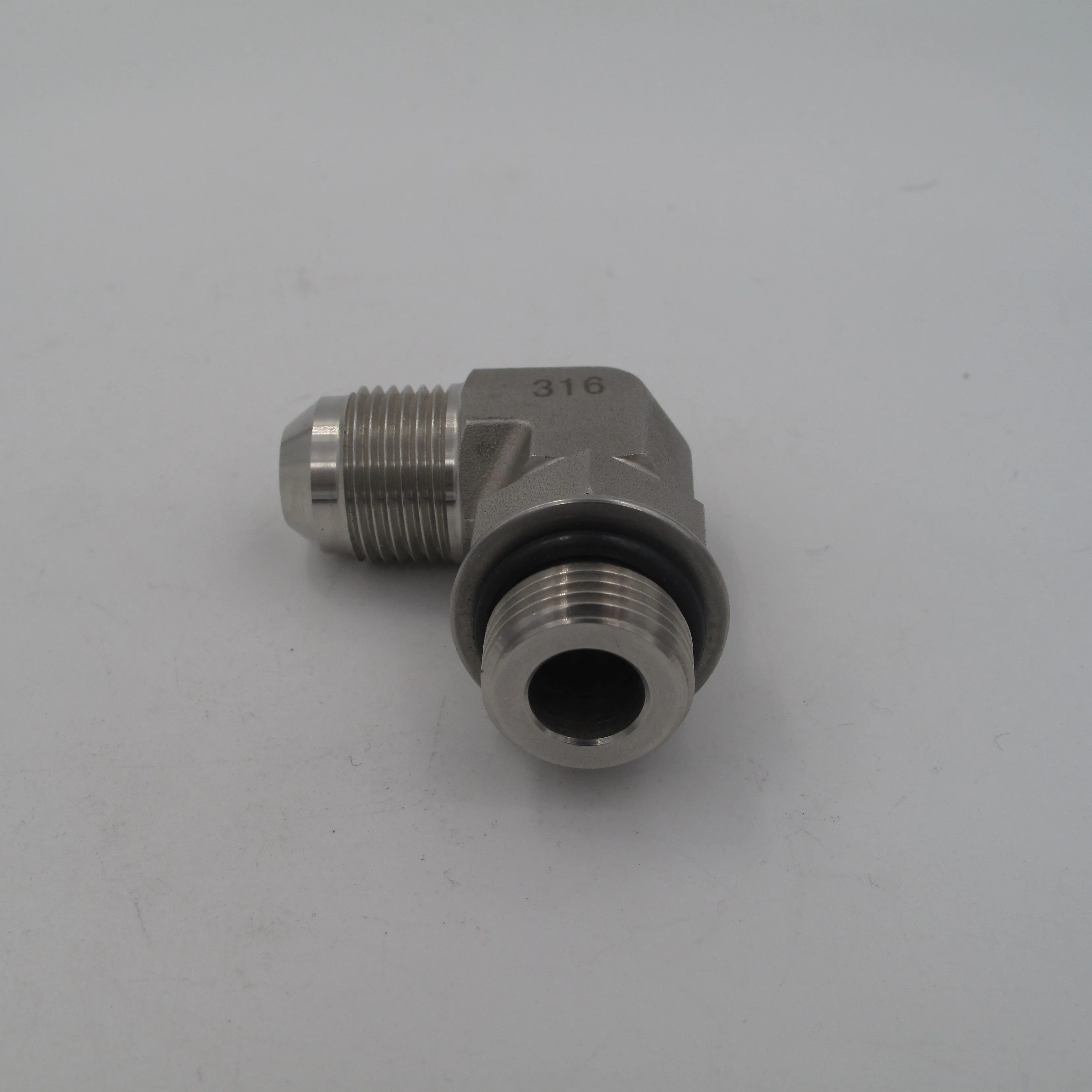 
6801 Male JIC To O-Ring Stainless Steel Adjustable sae adapter 
