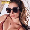 STORY STY-FF0267J Luxury Brand Designer Sunglasses Square Oversized Sunglass Large Beige Pink Frame Rivets Sun Glasses