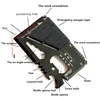 Outdoor Multi-purpose Knife Card Umbrella Rope Knife Survival Tool Card SOS Card Camping Tools