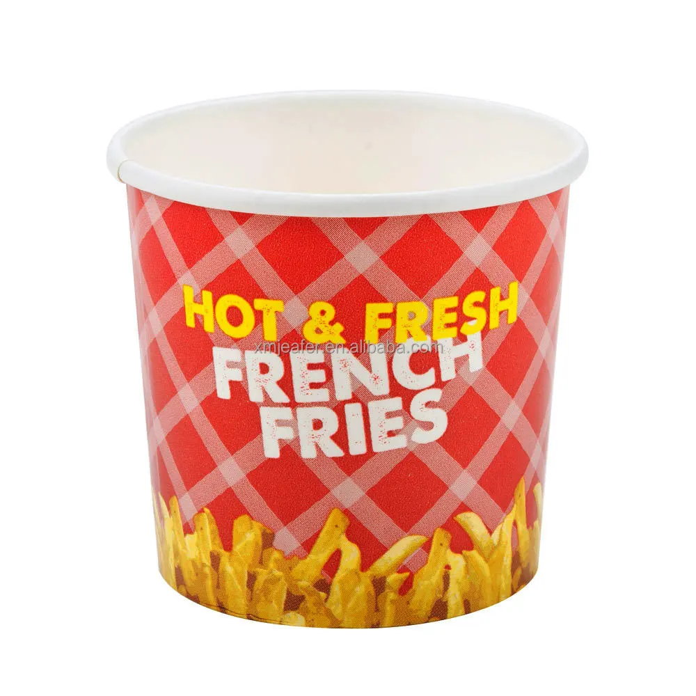 12 Oz Colorful French Fries Paper Cup Snack Cup - Buy French Fries Cup ...
