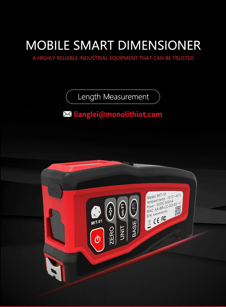 Mobile Smart Mini Laser Volume Measure Distance Meter Digital Tape And
