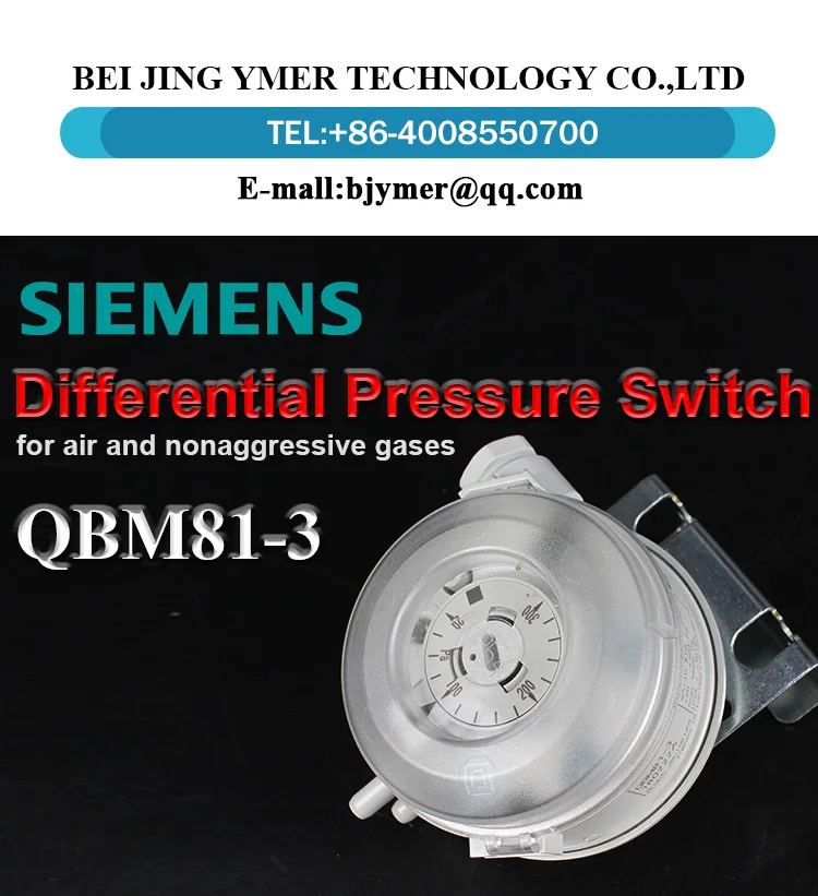 Siemens Differential Pressure Switch Qbm813 Buy Differential