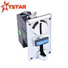 Hot sell electronic and mechanic program 6 different coins value multi coin selector/coin acceptor for vending machine