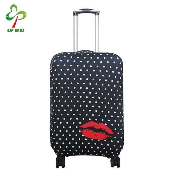 High quality spandex custom design print luggage cover, trolley bag cover fit for 18-32 inch