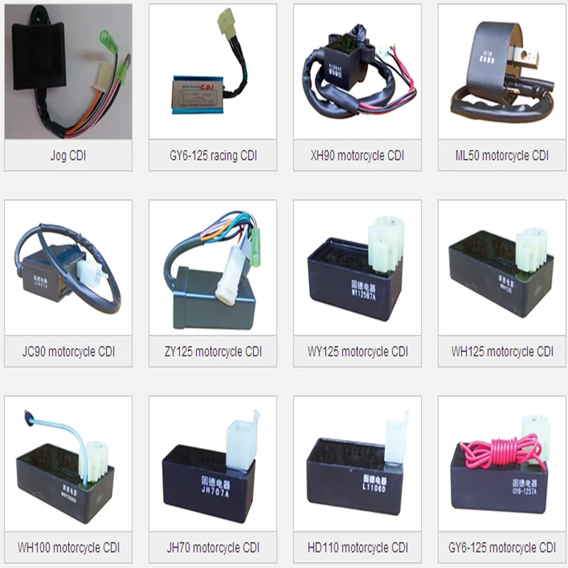 Scooter Electronic Part 6 Pin CDI GY6 125 Racing CDI Unit