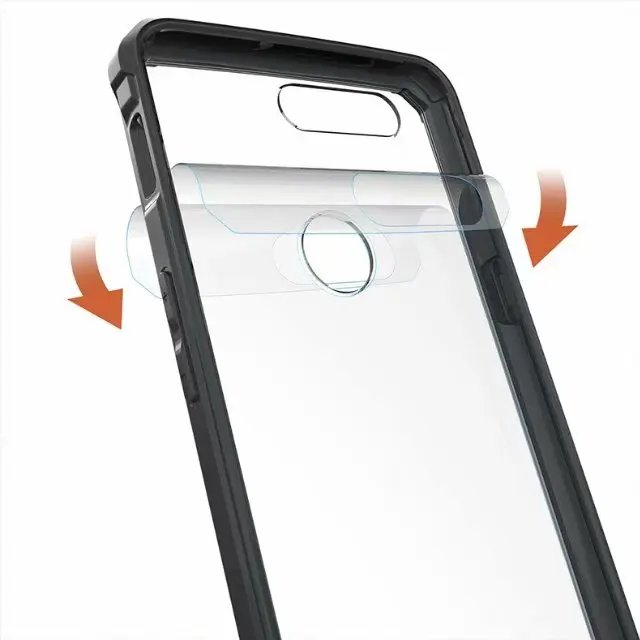 Transparent shockproof hybrid knight case cover armor Slim Armor TPU+PC phone case for 1+5 T 1+6