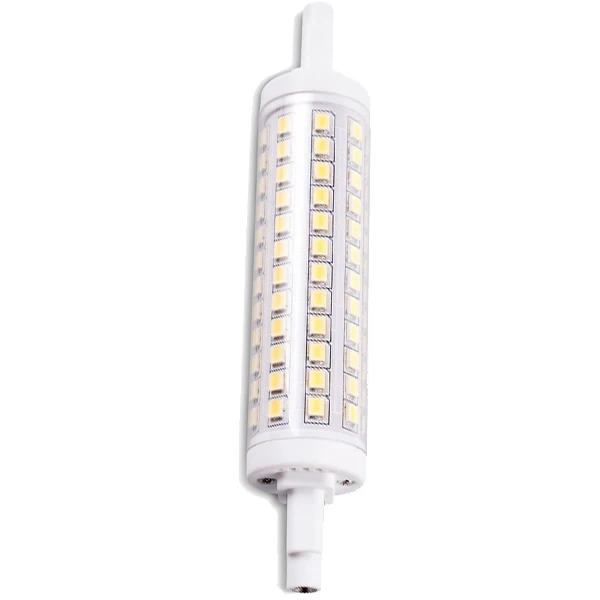 AC230V warm white cool white round 360 degree lighting Dimmable j118 r7s 100w led r7s 10w 118mm