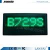 APG Mini Programmable Scrolling LED Name/Message/Advertising Tag Badge - Green Light (1 x CR2032)