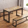 color style selectable simple design wooden table for restaurant