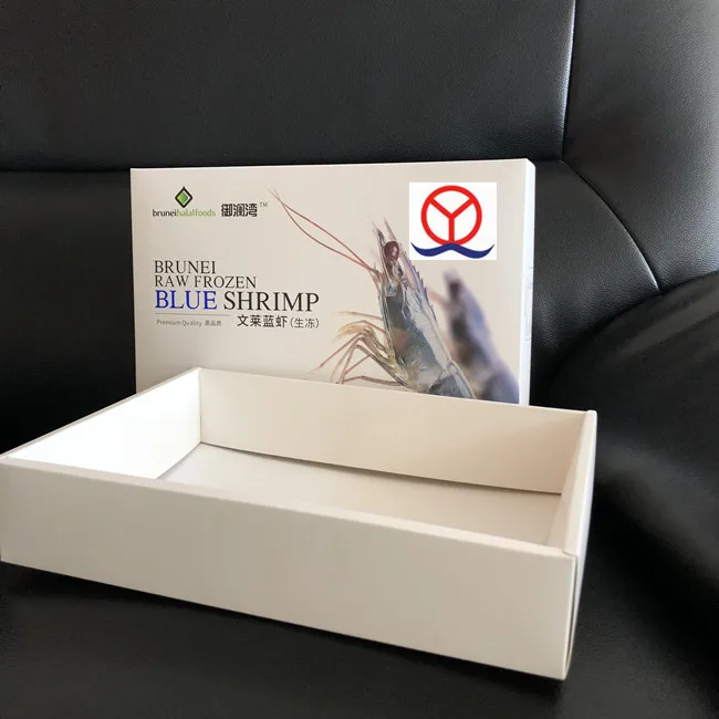 Custom Design Frozen Food Shrimp Packaging Box,Custom Frozen Food