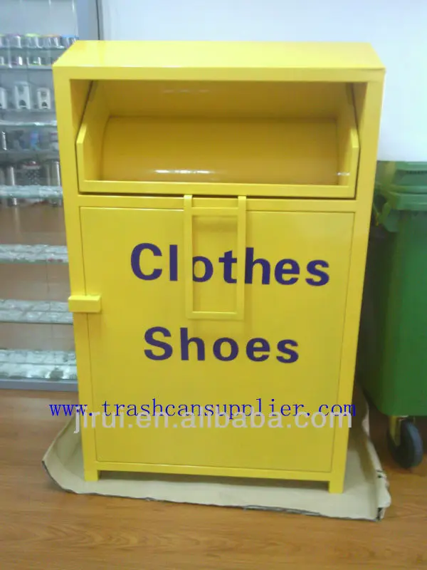 Cheap Donation Bin Clothing Banks Container For Outdoor Buy Steel