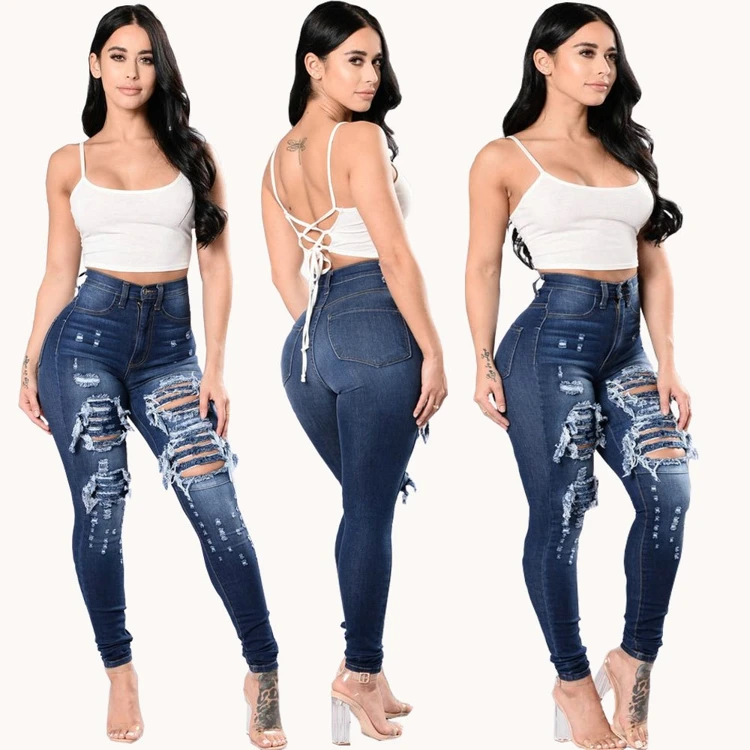 

KEYIDI OEM latest design factory direct jeans women