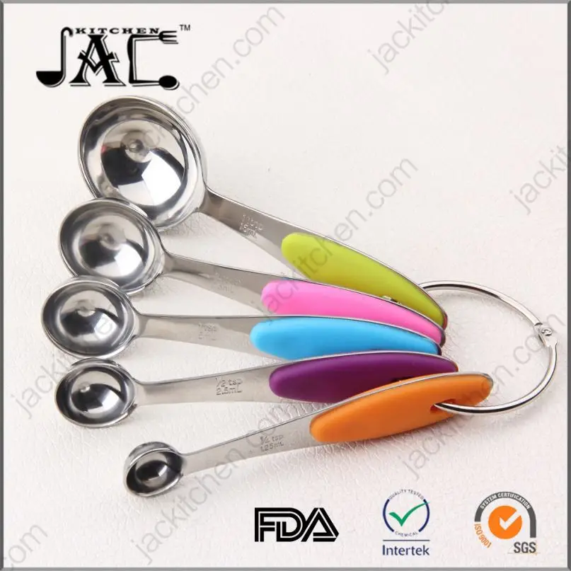 Top Selling Stainless Steel Silicone Measuring Spoon