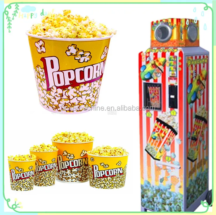 Multifunction Coinoperated Vending Popcorn Machine Buy Small Coin