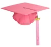 Cute Pink Matte Graduation Cap for graduation