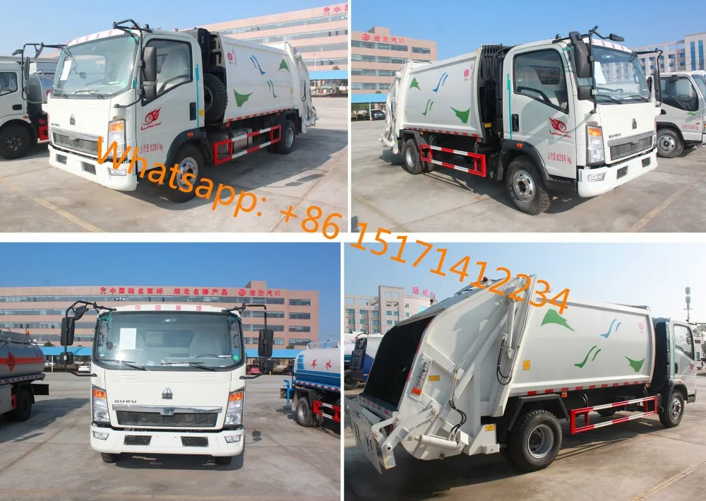 Sinotruk Howo 4x2 Waste Collection Truck 35 Cubic Meter Compactor