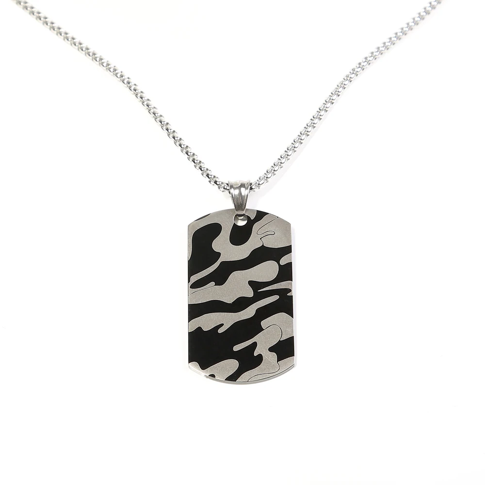 

Hot sale Stainless steel jewelry military brand Pendant Necklace