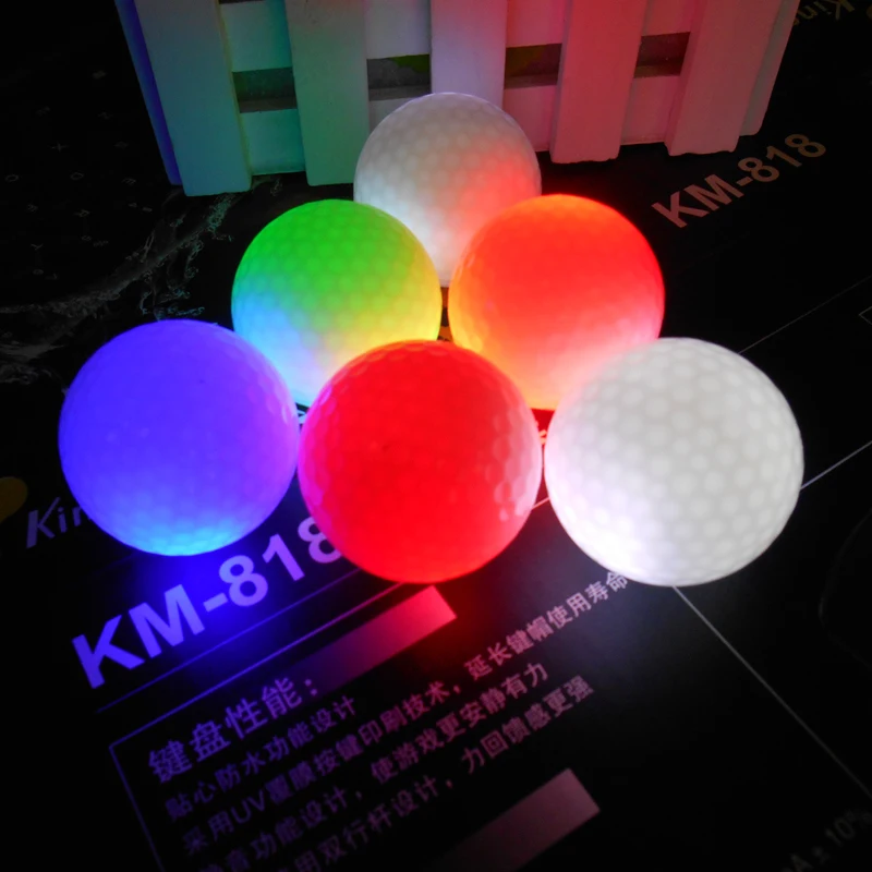 

Logo print Flashing LED Golf Balls Wholesale LED Golf Ball, Full colors