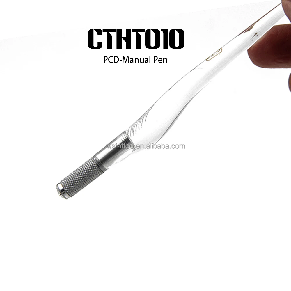 

Transparent Acrylic Permanent Makeup Microblading Manual Pen For Eyebrow Tattoo