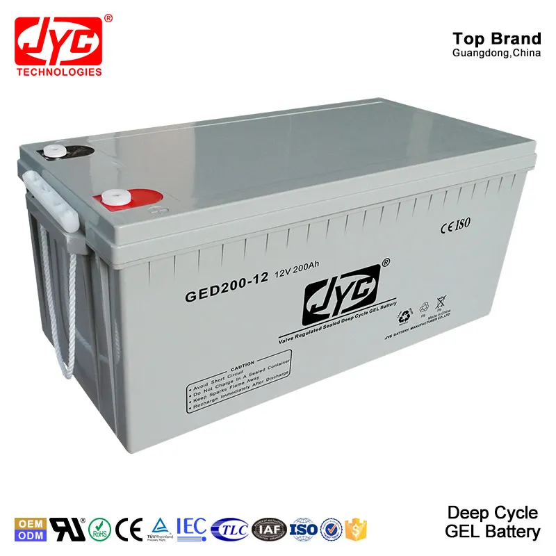 Solar UPS Inverter Battery China Supplier Best Price High Quality Deep Cycle Gel 12V 200ah