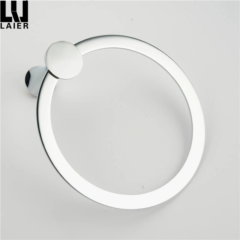 
Unique design brass Chrome finishing Bathroom fixtures and accessories Wall mounted Towel ring 