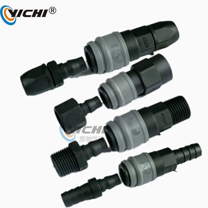 Ctype Male Female Selflocking Quick Connectors Pu Tube Hose Fitting