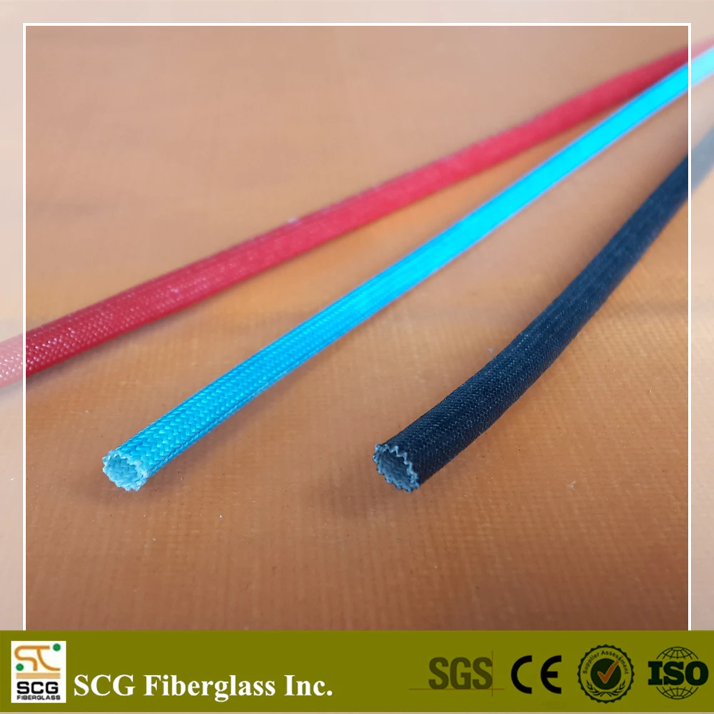 Fiberglass Cable Sleeving,Waterproof Wire Sleeve,Uncoating Or Coated